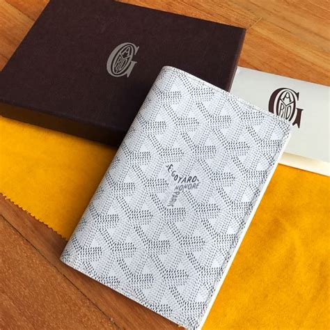 goyard passport holder white|goyard passport holder price 2022.